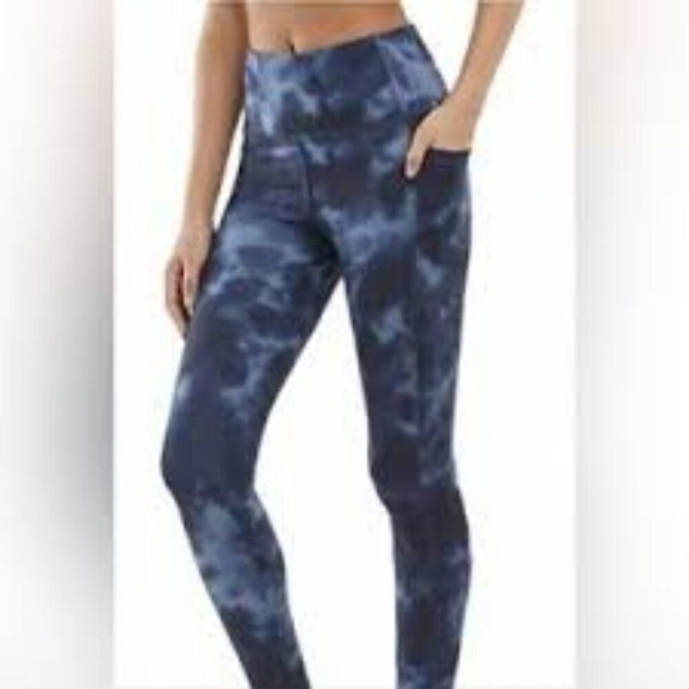 Danskin  Soft 7/8 Legging Navy Wash
